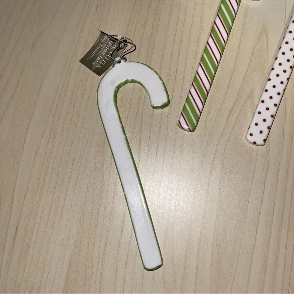 seasons of cannon falls ornaments lot of 5 candy canes